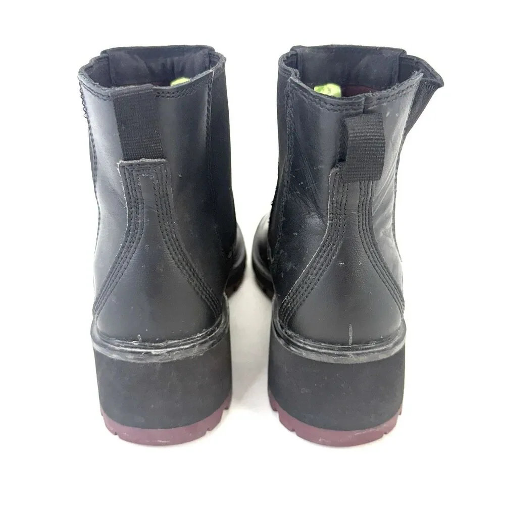 Timberland black leather